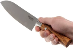 Böker Damast Olive 17,2 Cm Santoku, 130437DAM 10 Böker Damast Olive 17,2 Cm Santoku, 130437DAM -Messer BO130437DAM 05 boker damast olive bo130437dam 05