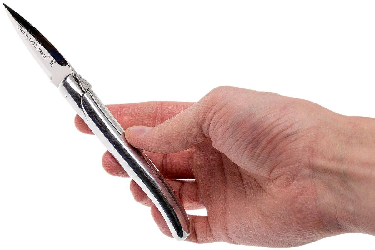 Claude Dozorme Laguiole Austernset, Poliertes Aluminium 8 Claude Dozorme Laguiole Austernset, Poliertes Aluminium – Bild 8