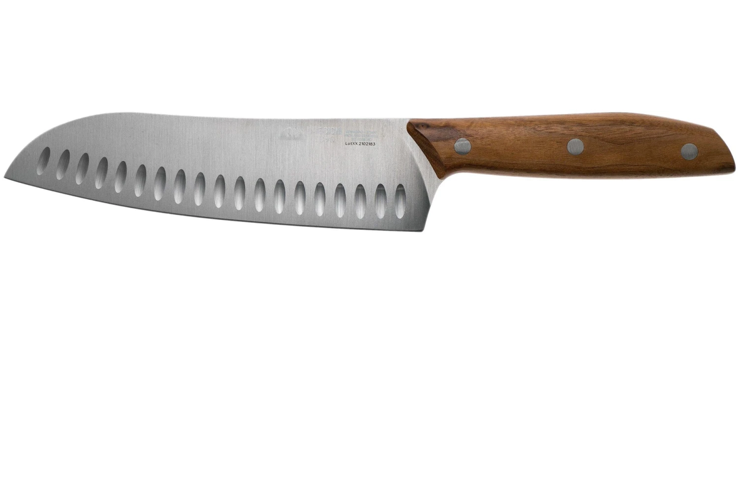 Due Cigni 1896, 2C1005NO Santoku 18 Cm, Walnussholz 1 Due Cigni 1896, 2C1005NO Santoku 18 Cm, Walnussholz
