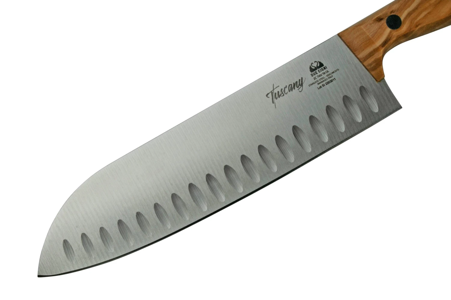 Due Cigni Tuscany DG2C760-18OL Santoku 18 Cm Olivenholz 3 Due Cigni Tuscany DG2C760-18OL Santoku 18 Cm Olivenholz – Bild 3