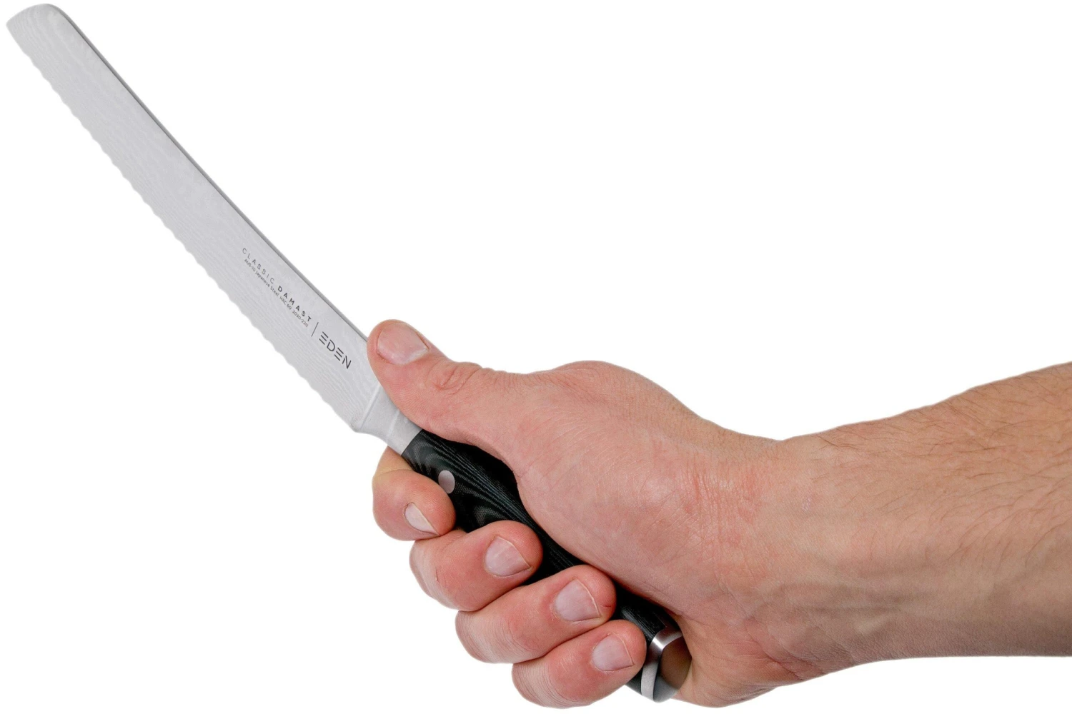 Eden Classic Damast Brotmesser 20 Cm 6 Eden Classic Damast Brotmesser 20 Cm – Bild 6