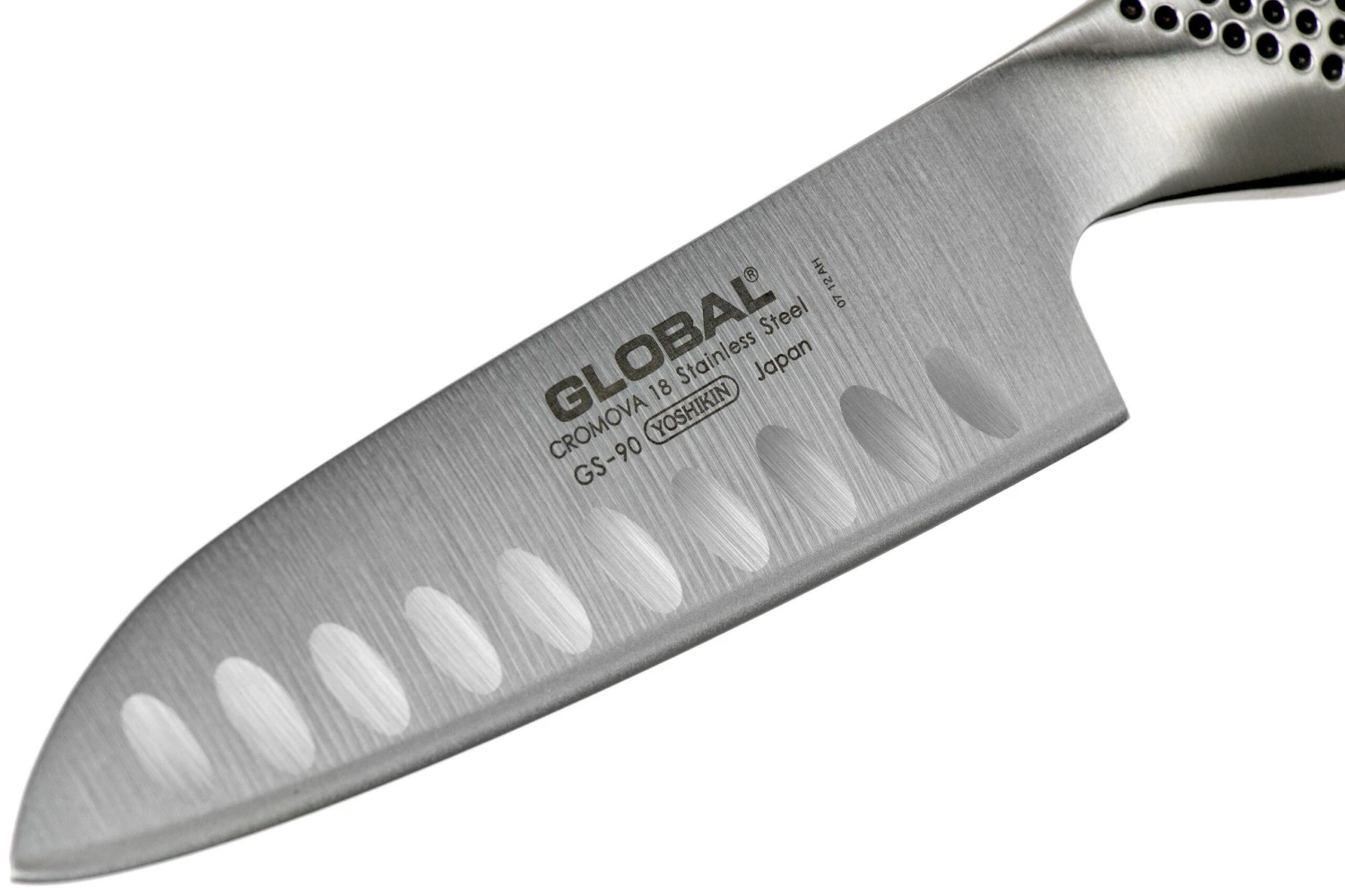 Global GS-90 Santoku Mit Kullenschliff, 13 Cm 3 Global GS-90 Santoku Mit Kullenschliff, 13 Cm – Bild 3