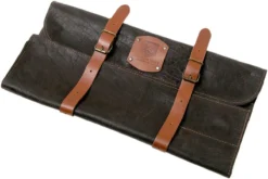 Knivesandtools Messertasche Leder Utah Choco 45x47