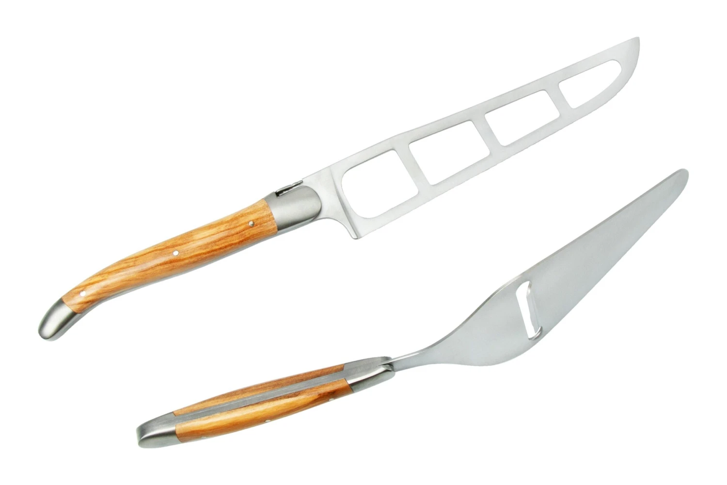 Forge De Laguiole CPMOIN Käseset, Olivenholz 2 Forge De Laguiole CPMOIN Käseset, Olivenholz – Bild 2