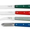 Opinel Les Essentiels Du Cuisinier 002576, 4-teiliges Schälmesserset