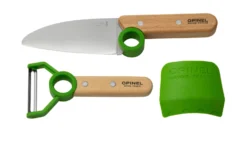 Opinel Le Petit Chef 002577 Küchenmesser-Set, Grün
