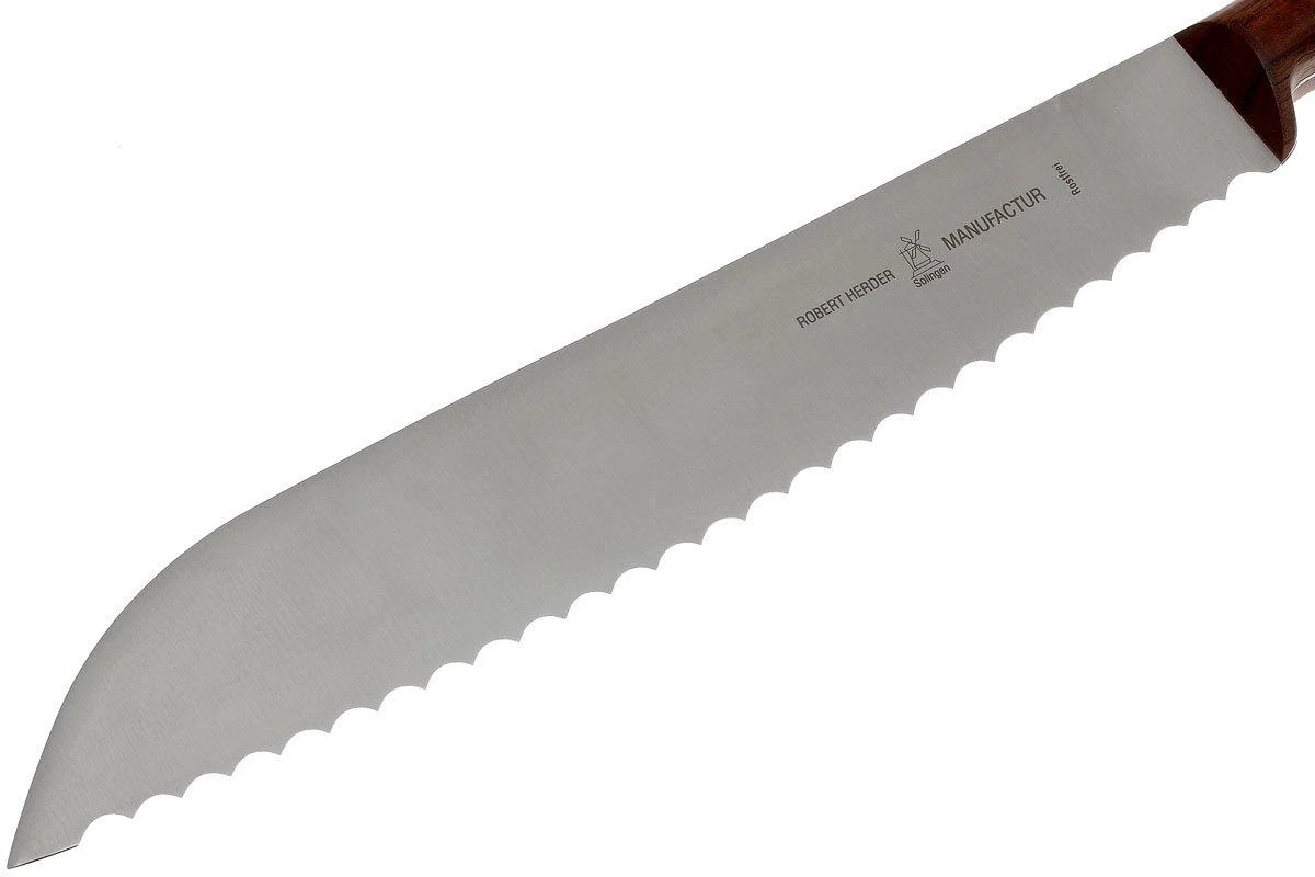 Robert Herder Grandmoulin Brotmesser, Walnuss 2 Robert Herder Grandmoulin Brotmesser, Walnuss – Bild 2