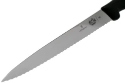 Victorinox Fibrox Fleischmesser Mit Wellenschliff, 25 Cm -Messer VT5 4433 25 03 victorinox fibrox scaled