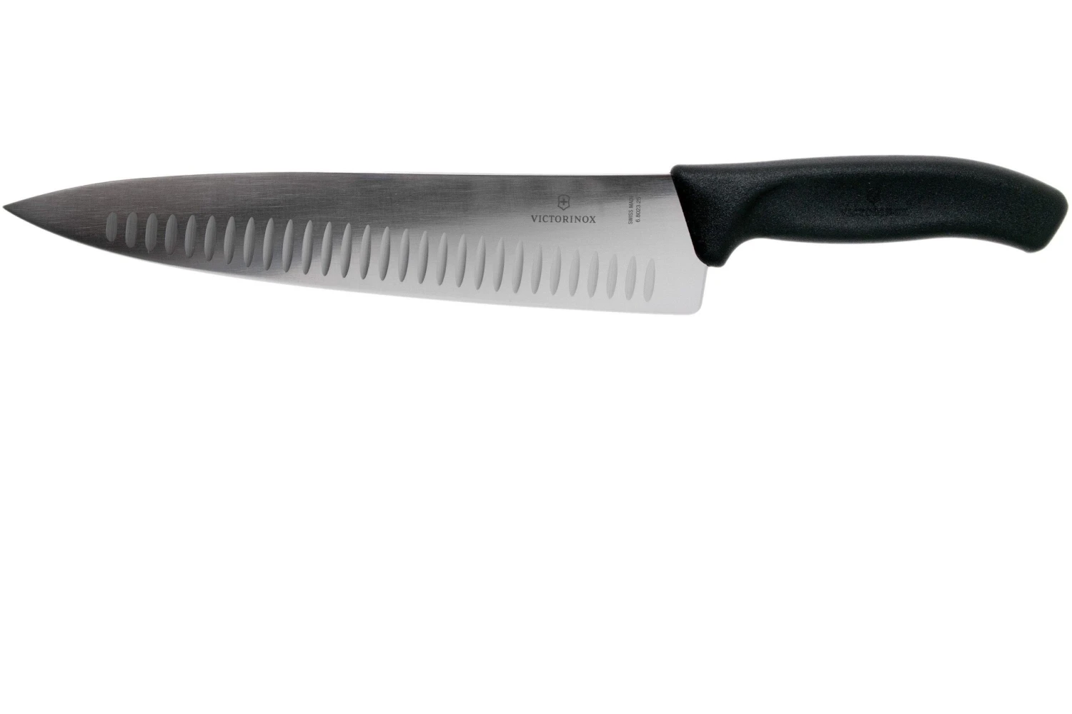 Victorinox SwissClassic 6.8023.25G Fleischmesser Mit Kullenschliff 25 Cm, Schwarz 1 Victorinox SwissClassic 6.8023.25G Fleischmesser Mit Kullenschliff 25 Cm, Schwarz