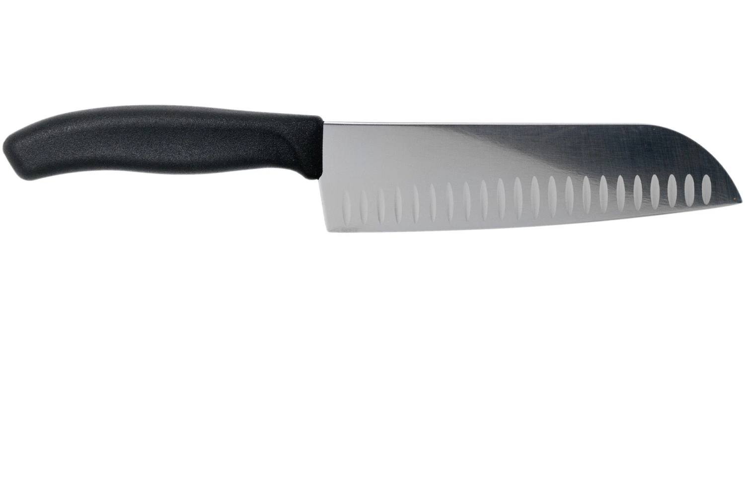 Victorinox SwissClassic 6.8523.17G Santoku Mit Kullenschliff 17 Cm, Schwarz 2 Victorinox SwissClassic 6.8523.17G Santoku Mit Kullenschliff 17 Cm, Schwarz – Bild 2