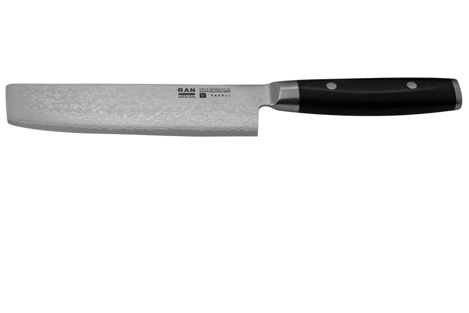 Yaxell Ran Nakiri 36044, Micarta, 69-lagiger Damaststahl, Kochmesser 16,5cm 1 Yaxell Ran Nakiri 36044, Micarta, 69-lagiger Damaststahl, Kochmesser 16,5cm