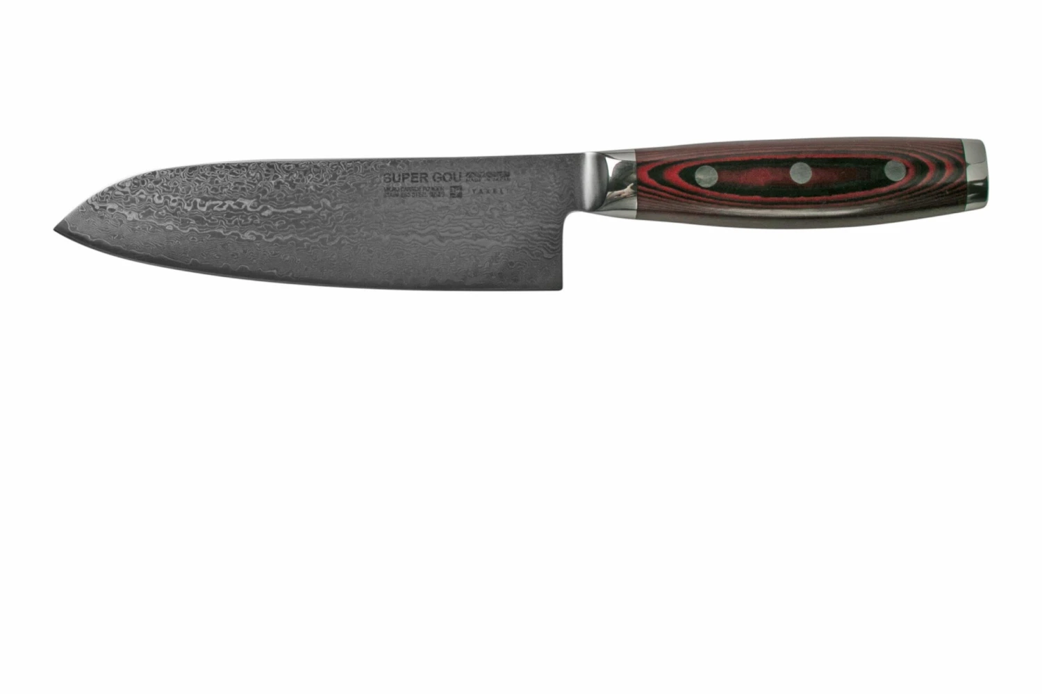 Yaxell Super Gou 37101 Santoku 161-lagiger Damaststahl, 16,5 Cm 1 Yaxell Super Gou 37101 Santoku 161-lagiger Damaststahl, 16,5 Cm