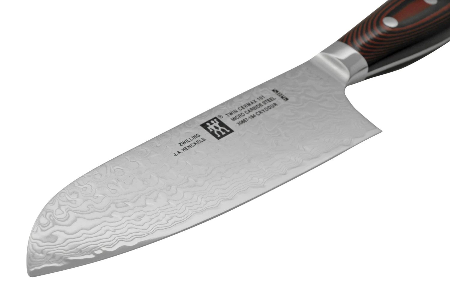 Zwilling Twin Cermax 30867-184-0, 100-lagiges Damaststahl-Santoku, 18 Cm 3 Zwilling Twin Cermax 30867-184-0, 100-lagiges Damaststahl-Santoku, 18 Cm – Bild 3