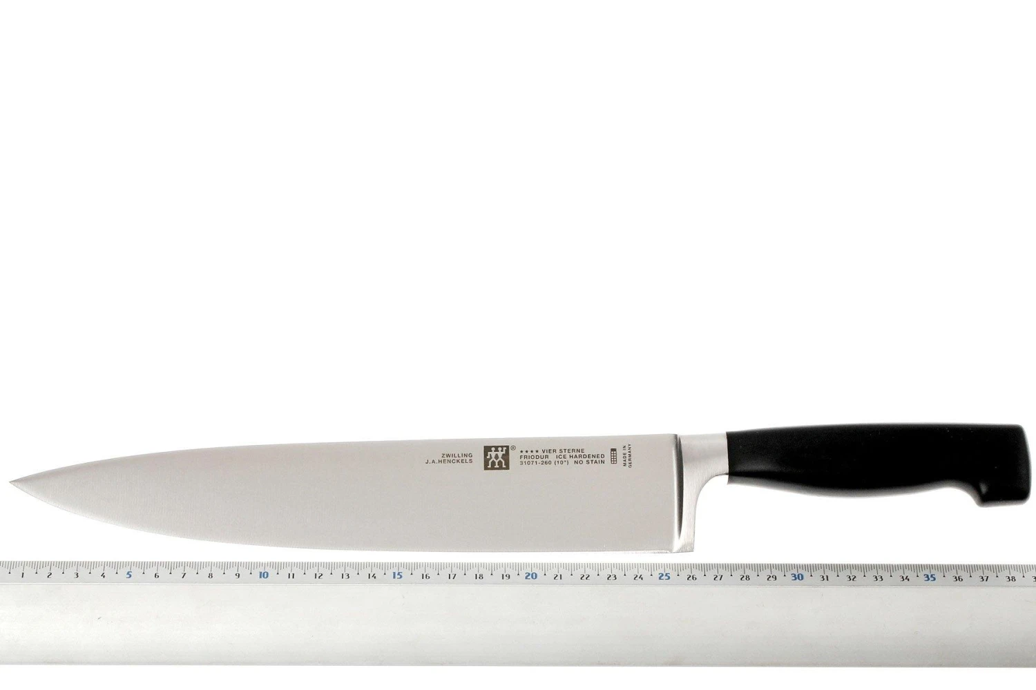 Zwilling J.A. Henckels-VIER STERNE Kochmesser 26cm 5 Zwilling J.A. Henckels-VIER STERNE Kochmesser 26cm – Bild 5
